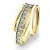 Dámský přívěsek žluté zlato 585/1000 přírodní diamant 0.100 ct G/SI 10837-ZL