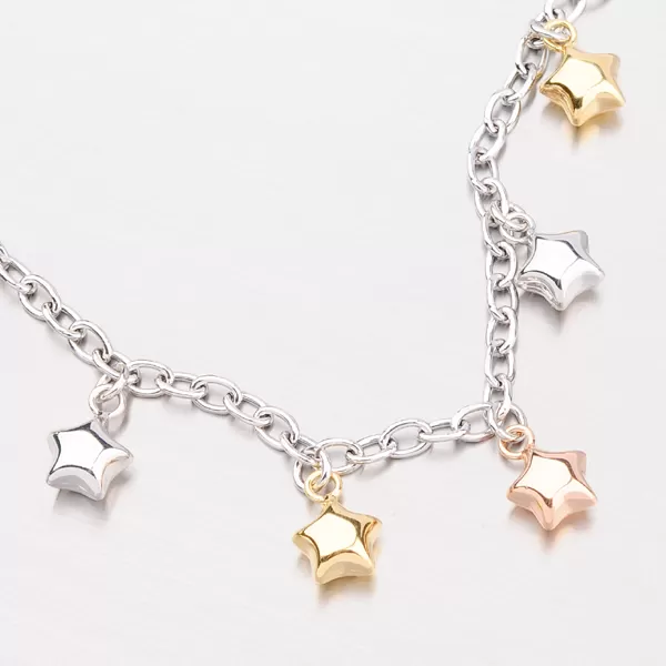 Dámský náramek stříbro 925 hvězdičkami 92003043-46-SLX