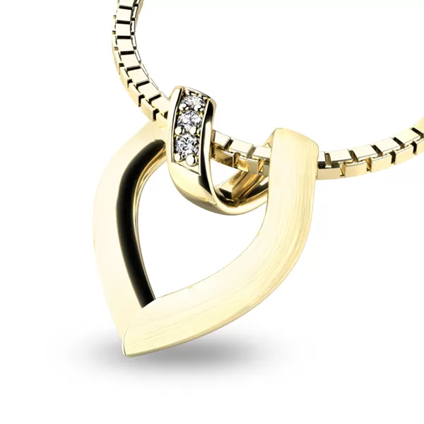 Přívěsek s diamanty 10878-ZL-DIA