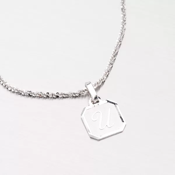 Přívěsek stříbro 925 písmenkem U M5120-U