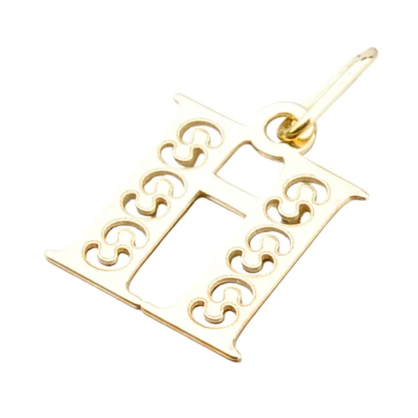 Přívěsek žluté zlato 585 písmeno H 442-0001-H