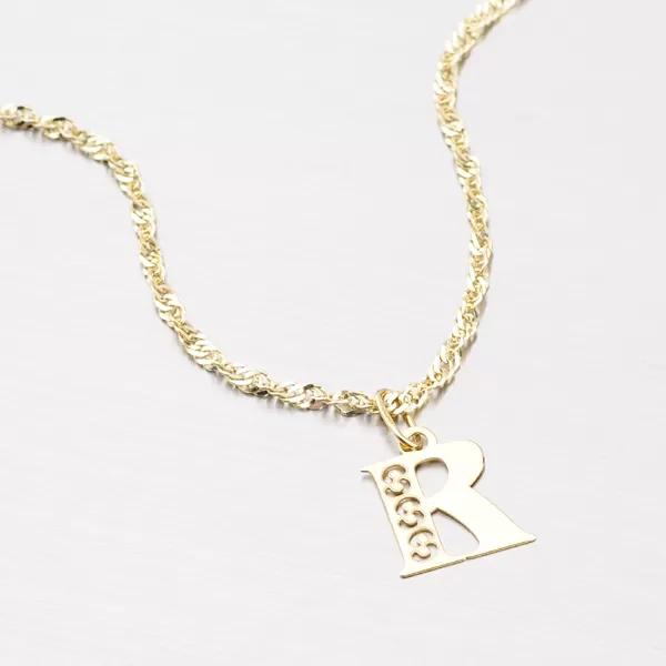 Zlaté písmenko R 442-0001-R