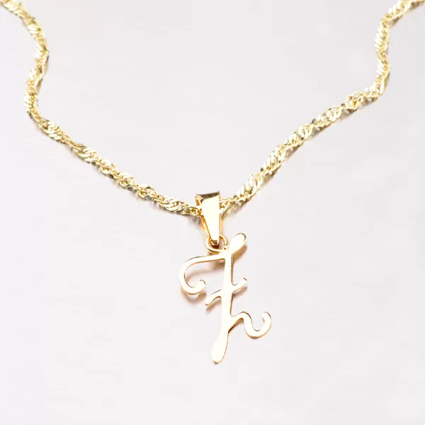 Přívěsek žluté zlato 585 - písmeno 43-2937-Z