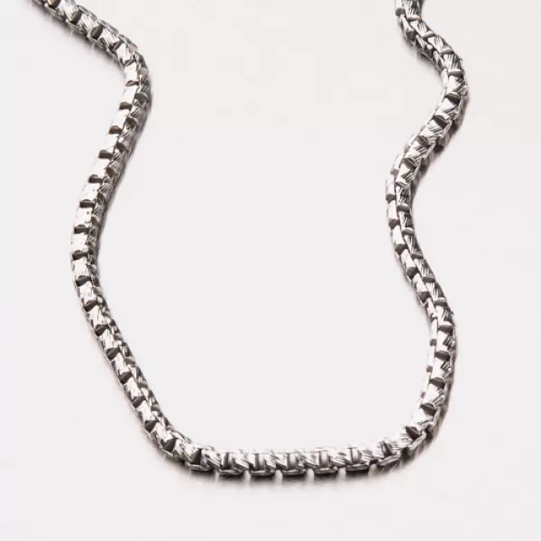 Stříbrný řetízek Venezia gavírovaný CHRS-16-RDIS24-040