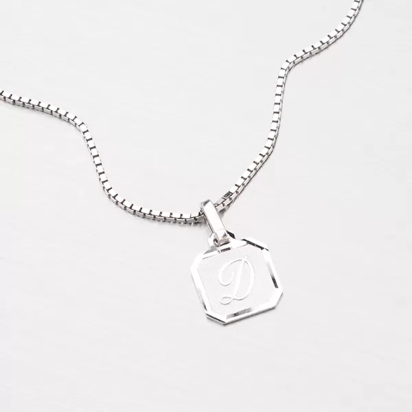 Přívěsek stříbro 925 písmenkem D M5120-D