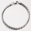 Kroucený stříbrný náramek CHRS-SPRING-OM13L-TW-130