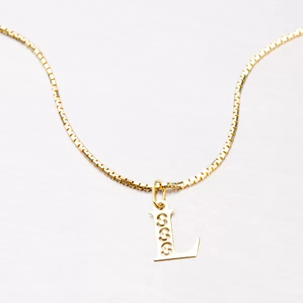 Přívěsek žluté zlato 585 písmeno L 442-0001-L