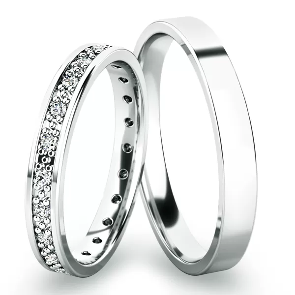 Snubní prsteny ze žlutého zlata SP-61048