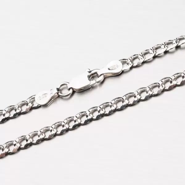 Stříbrný náramek Pancer CHRS-08-100-FLAT-SPP