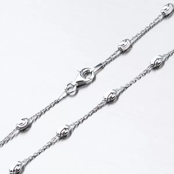 Dámský náramek stříbro 925 oválnými ozdobami CHRS-ST-OV-C0001-003