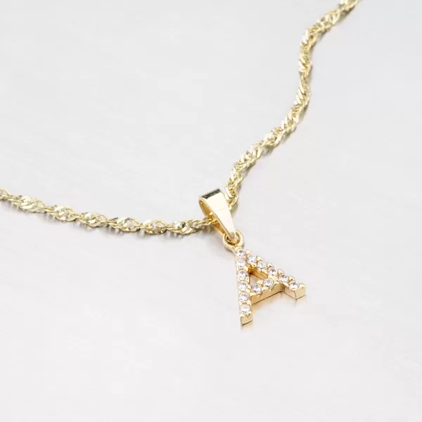 Přívěsek písmeno A - zlato 585 13-152-A