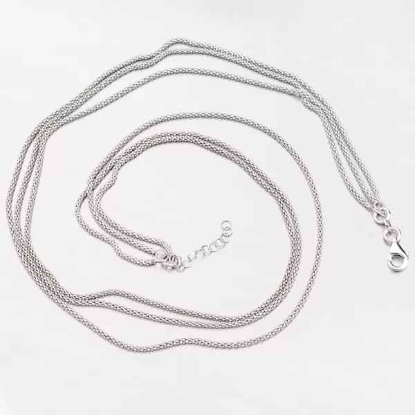 Trojitý stříbrný náhrdelník N1300519-1264-SLX