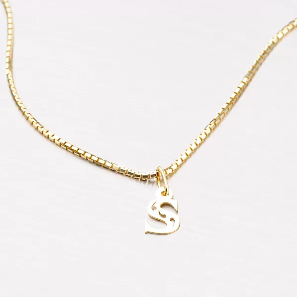 Přívěsek žluté zlato 585 písmeno 442-0002-S