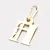 Přívěsek žluté zlato 585 písmeno H 442-0002-H
