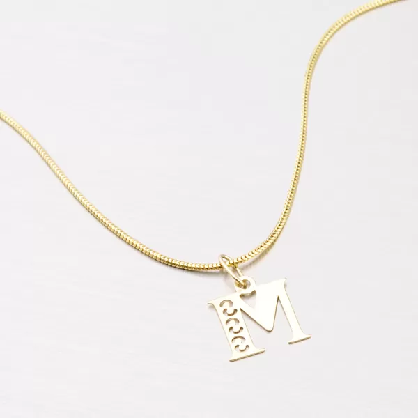 Přívěsek žluté zlato 585 písmeno M 442-0001-M