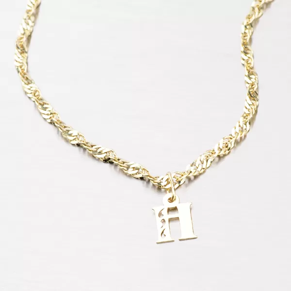 Přívěsek žluté zlato 585 písmeno H 442-0002-H