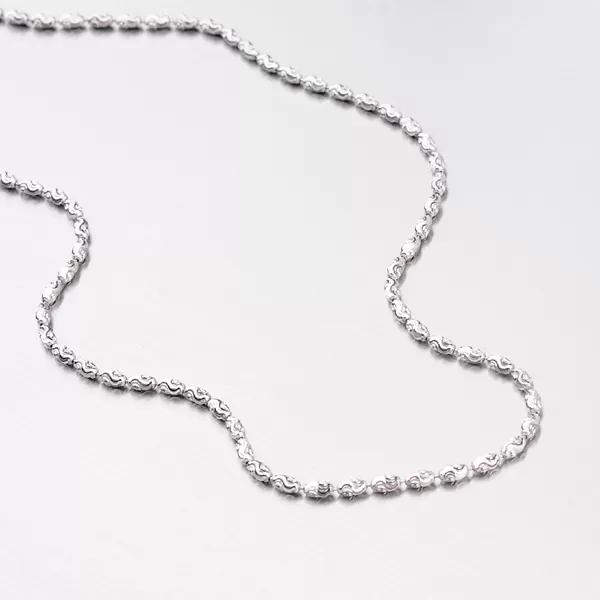 Krásný stříbrný řetízek CHRS-RICE-TYPHOON-002