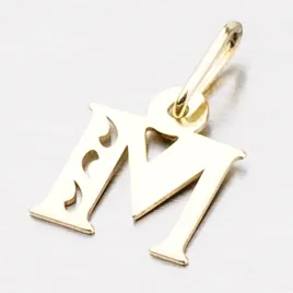 Přívěsek žluté zlato 585 písmeno M 442-0002-M