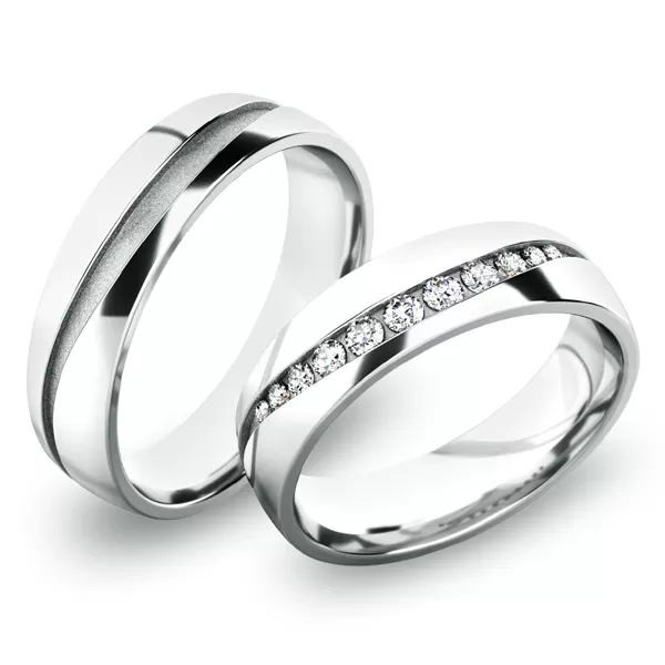 Snubní prsteny žluté zlato 585 zirkon 0.197 ct G/SI SP-61057