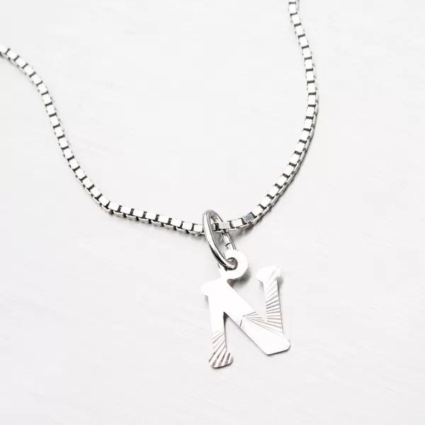 Stříbrné písmenko - N M5114-FC-N