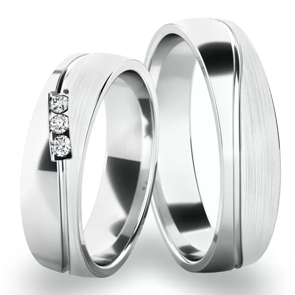 Snubní prsteny žluté zlato 585 zirkon 0.075 ct G/SI nubní SP-284