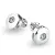 Dámské náušnice bílé zlato 585/1000 přírodní diamant 0.110 ct G/SI 10911-NS-B-DIA