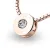 Dámský přívěsek přírodní diamant 0.082 ct G/SI 10912-CV-DIA