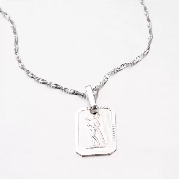 Vodnář - stříbrné měsíční znamení M5013-01