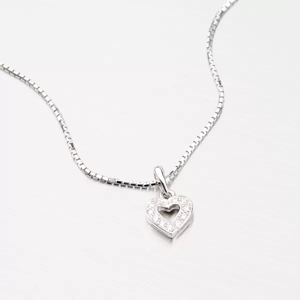 Zlatý přívěsek se zirkony DZ0021B