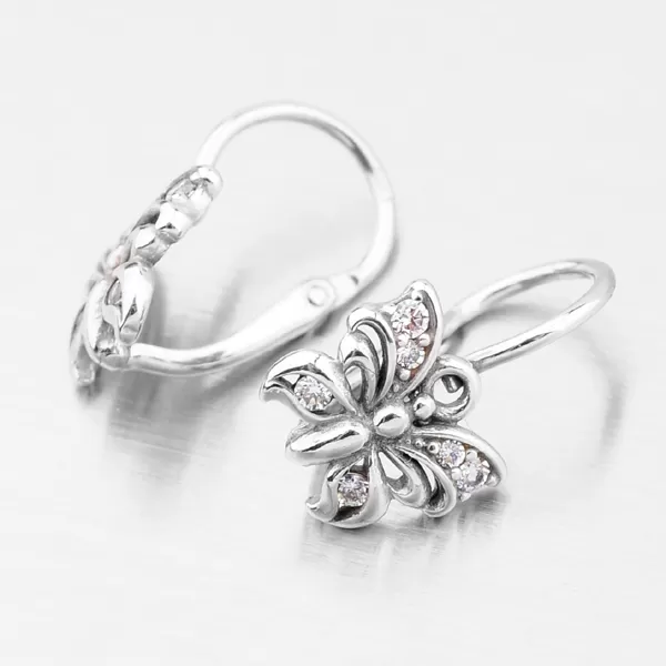 Motýlci - dětské náušnice se zirkony 52DN-2226BB