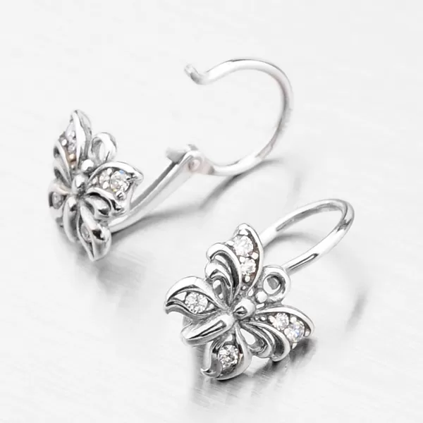 Motýlci - dětské náušnice se zirkony 52DN-2226BB