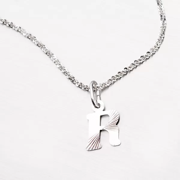 Stříbrné písmenko - R M5114-FC-R