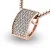 Dámský přívěsek přírodní diamant 0.225 ct G/SI 10919-CV-DIA