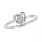 Romantický prsten s diamanty GKW45723