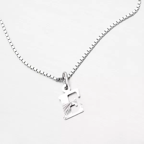 Stříbrné písmenko - E M5114-FC-E