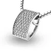 Diamantový přívěsek z bílého zlata 10919-B-DIA