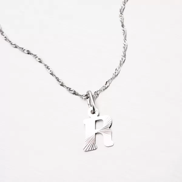 Stříbrné písmenko - R M5114-FC-R