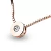 Přívěsek s diamantem z bílého zlata 10912-B-DIA