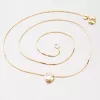Zlacený náhrdelník se zirkonem N1400018-0871-SLX