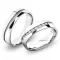 Snubní prsteny bílé zlato 585 SP-61057