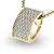 Dámský přívěsek přírodní diamant 0.225 ct G/SI 10919-ZL-DIA