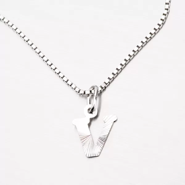 Stříbrné písmenko - V M5114-FC-V