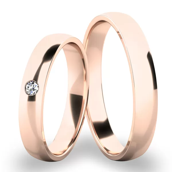 Snubní prsteny bílé zlato SP-286-01