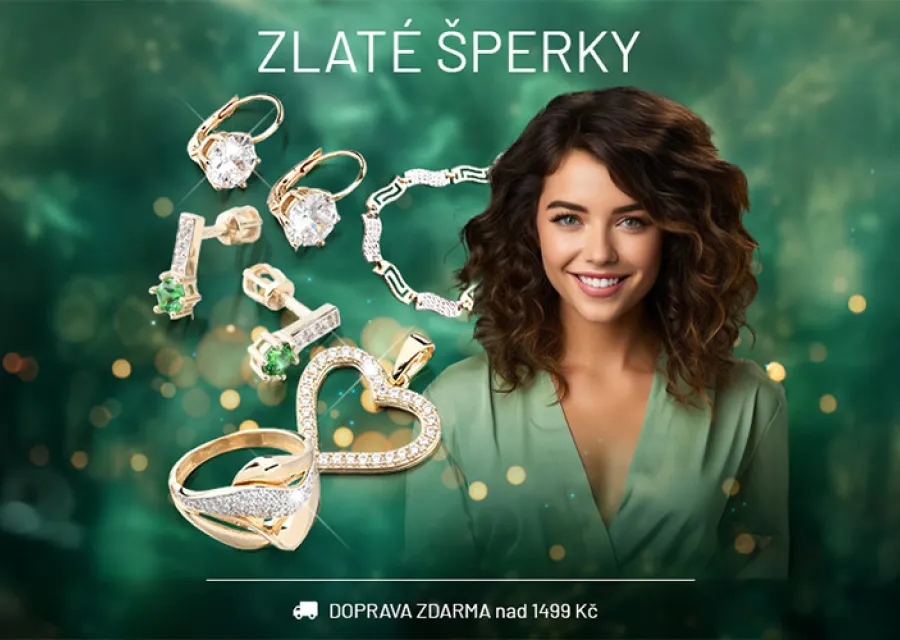 První vánoční tipy – zlaté šperky, které rozzáří sváteční chvíle