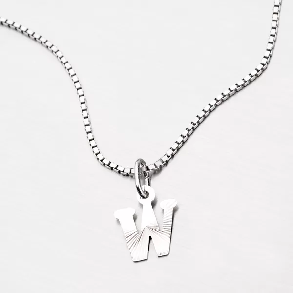 Stříbrné písmenko - W M5114-FC-W