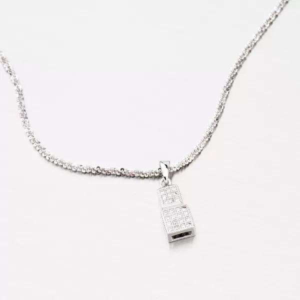 Přívěsek stříbrný se zirkony AP178