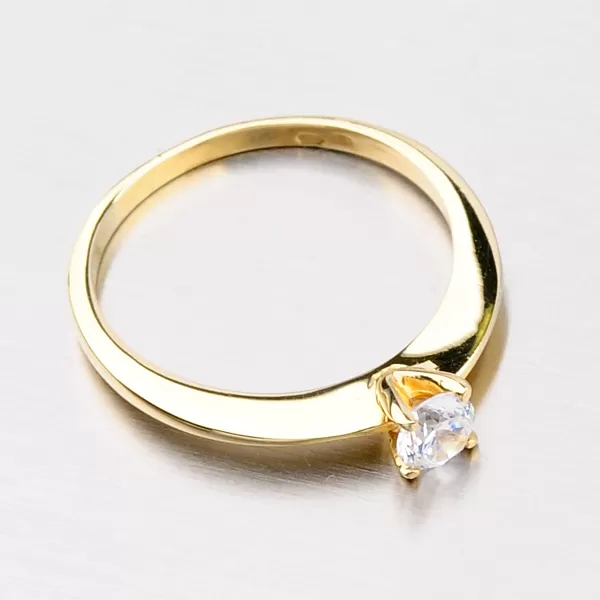 Elegantní prsten ze zlata DZ1232ZL