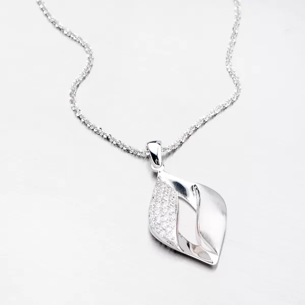 Stříbrný přívěsek se zirkony ZS-161P-OKS