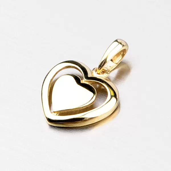 Srdce ze žlutého zlata DZ1816ZL