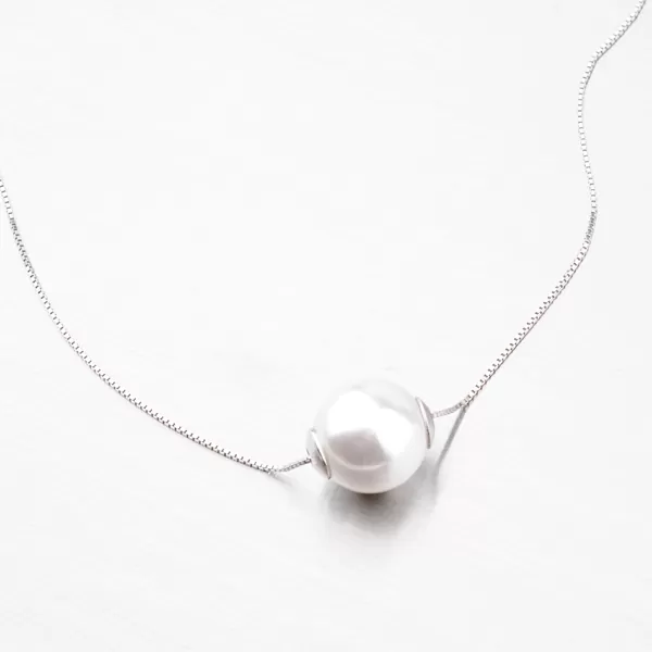 Stříbrný náhrdelník s kuličkou N1300209-0851-SLX